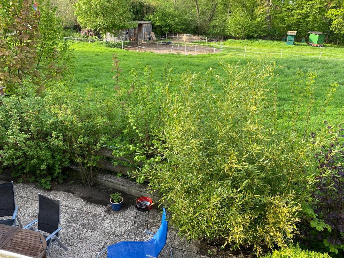 Huus Utspann Fewo Mit Terrasse - 23 Km Vor Hamburg - Seevetal Buitenkant foto